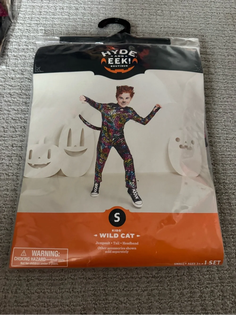 Hyde and EEK! NWT size small Kids' Wild Cat Costume - Multicolor